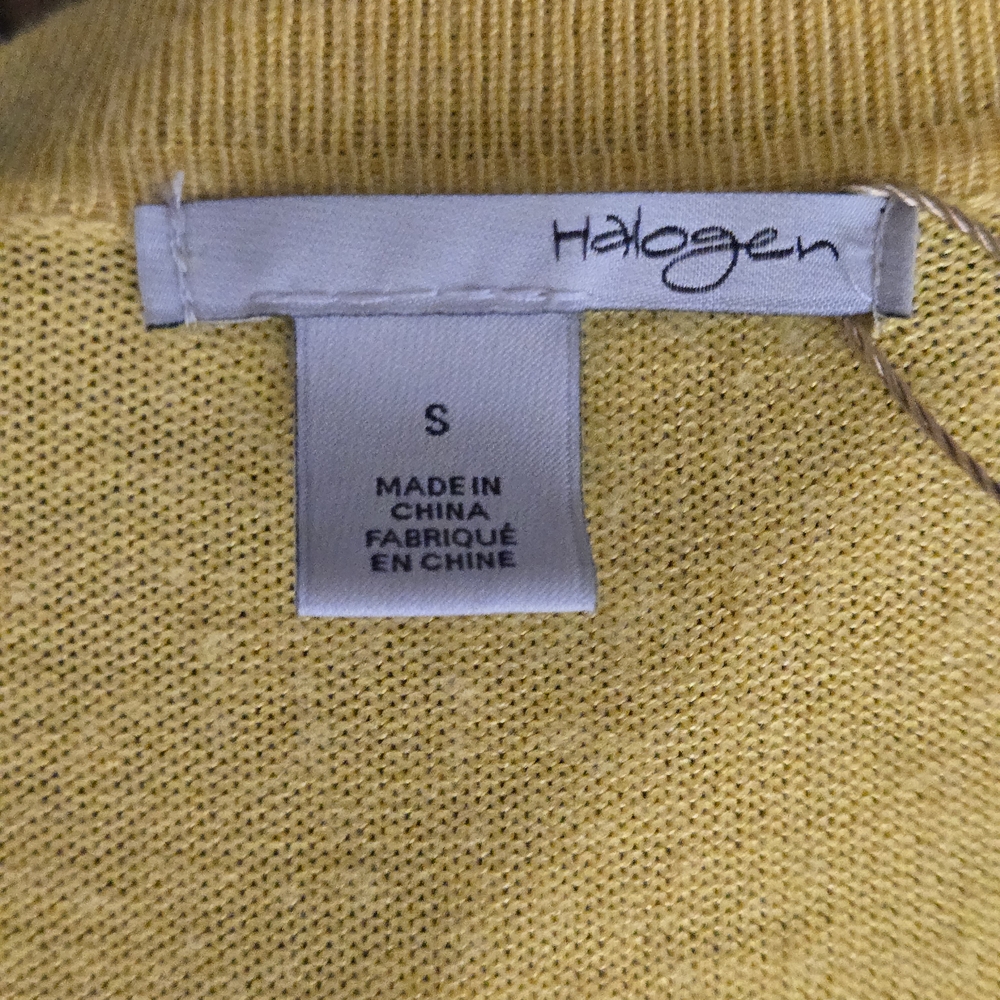 Halogen Mustard Yellow Lightweight Button-Front C… - image 7